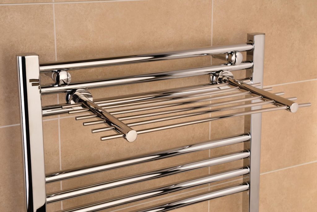 Chrome Towel Shelf for Heated Towel Rails - Heat & Things