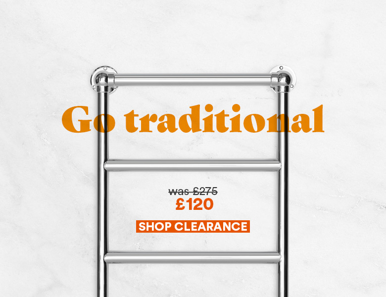 Go traditional with our Ball Jointed towel rail, now only £120