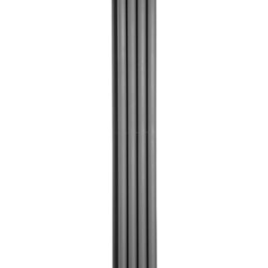 Double Panel Anthracite Vertical Flat Tube Radiator 1800 x 236 Oval Tube