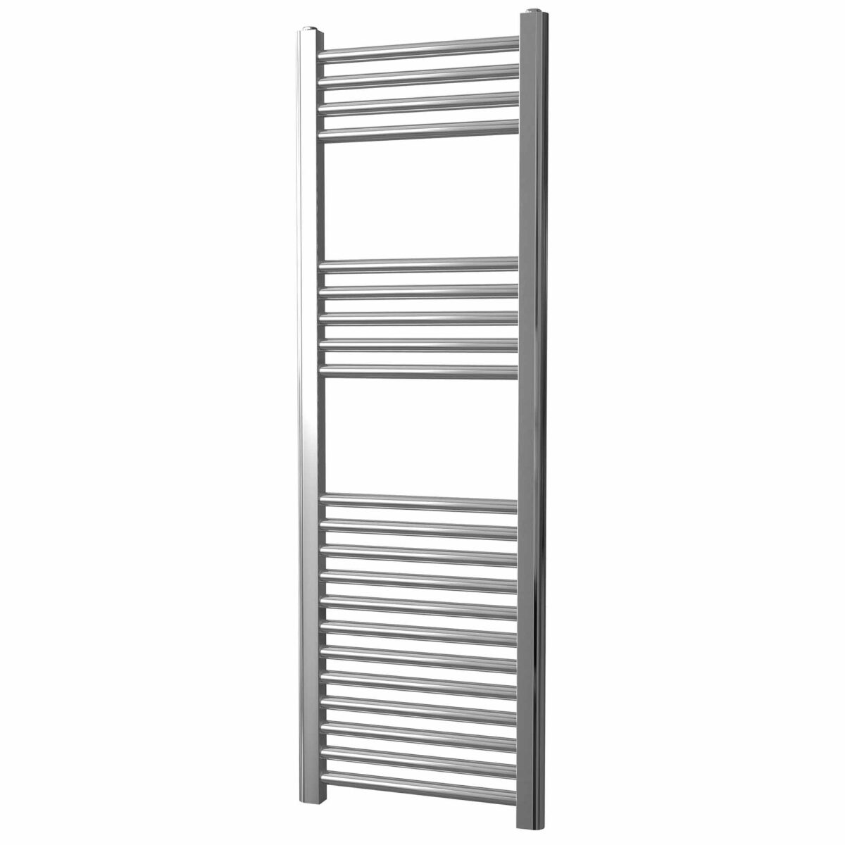 York Flat Chrome Central Heating Towel Rails