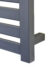 Algarve Anthracite Electric Flat Tube Heated Towel Rails